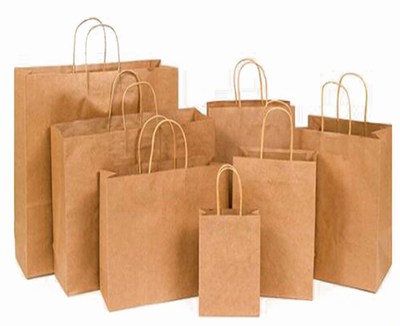 Premium Bulk Brown Kraft Paper Bags with Handles