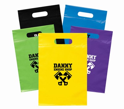 Custom Die Cut Handle Bags, Die Cut Bags with Logo