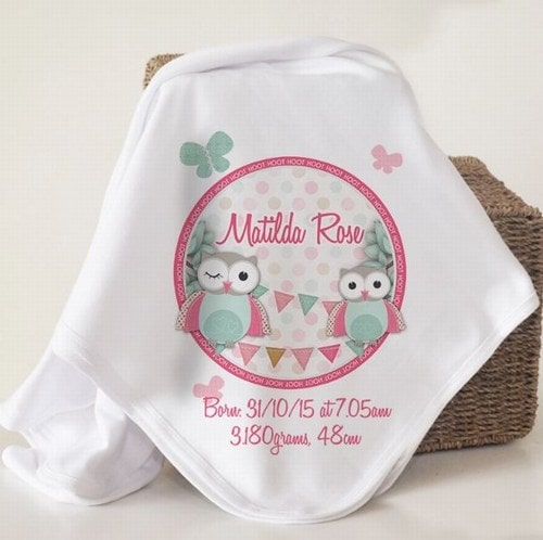 Personalised Kids Blankets, Birthday Party Gift