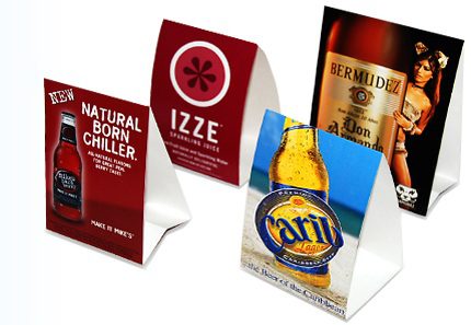 Custom Table Tents Printing Online India