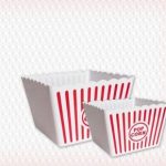 Wholesale Small Large Paper Popcorn Tubs