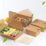 paper Lunch packing boxes