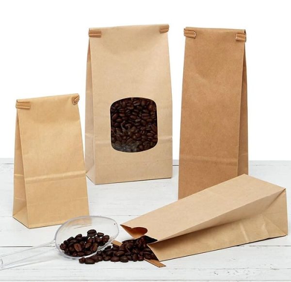 Kraft Coffee Paper Bags Wholesale, Bulk Candy Paper Bags