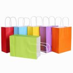Wholesale Coloured Twisted Handle Bags Bulk Color Carrier Bags