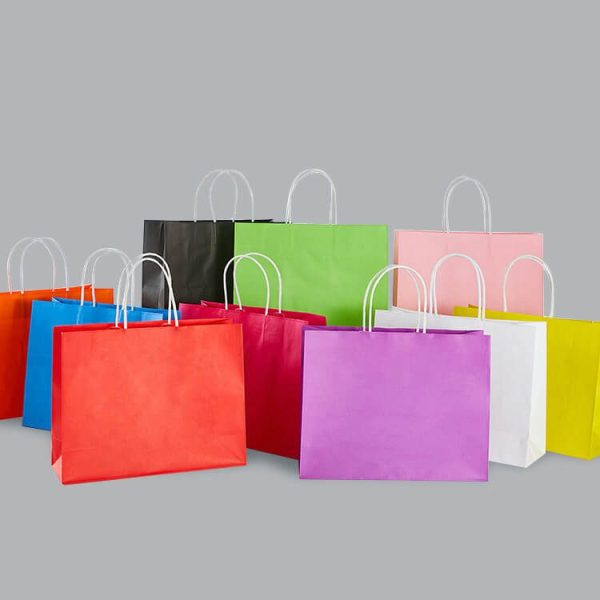 Glossy Paper Gift Bags Bulk Carrier Bag wholesale