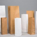 Wholesale Gusseted Block Bottom Paper Bags