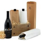 Gusseted Wine paper Bags