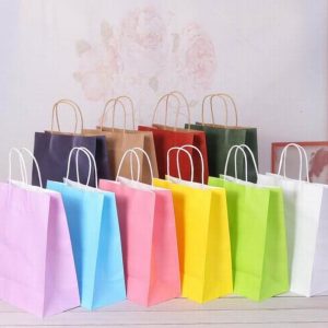 Paper Bags with Handles Bulk, Wholesale Paper Carrier Bags