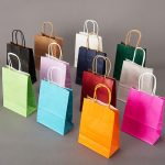 Wholesale Coloured Paper Bags in Bulk Shopping Carrier Bags