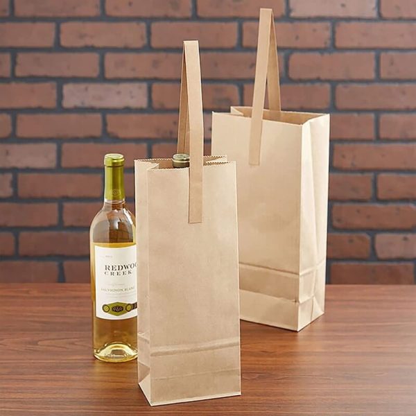 Bulk Paper Wine Bottle Bags