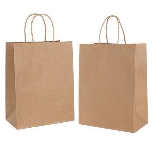 Brown Kraft Twisted Handle Paper Bags Wholesale